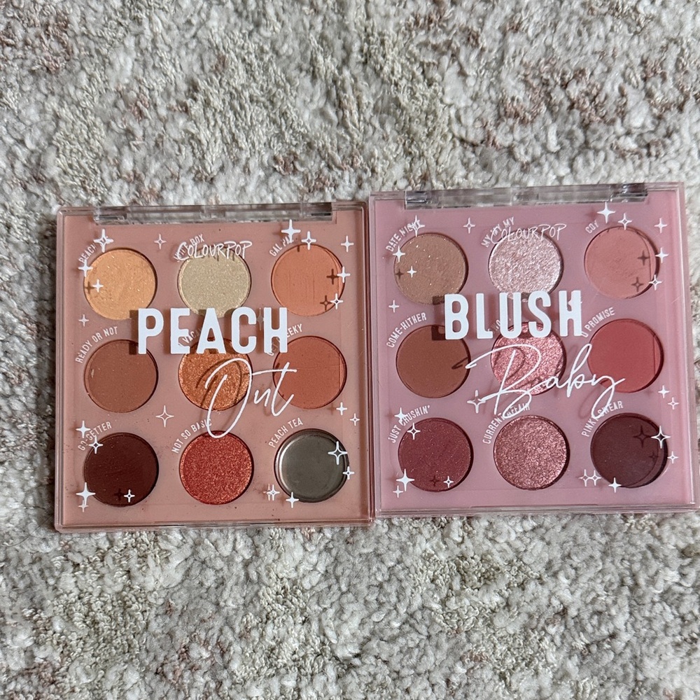 ColourPop Peach Out & Blush Baby Eyeshadow Duo